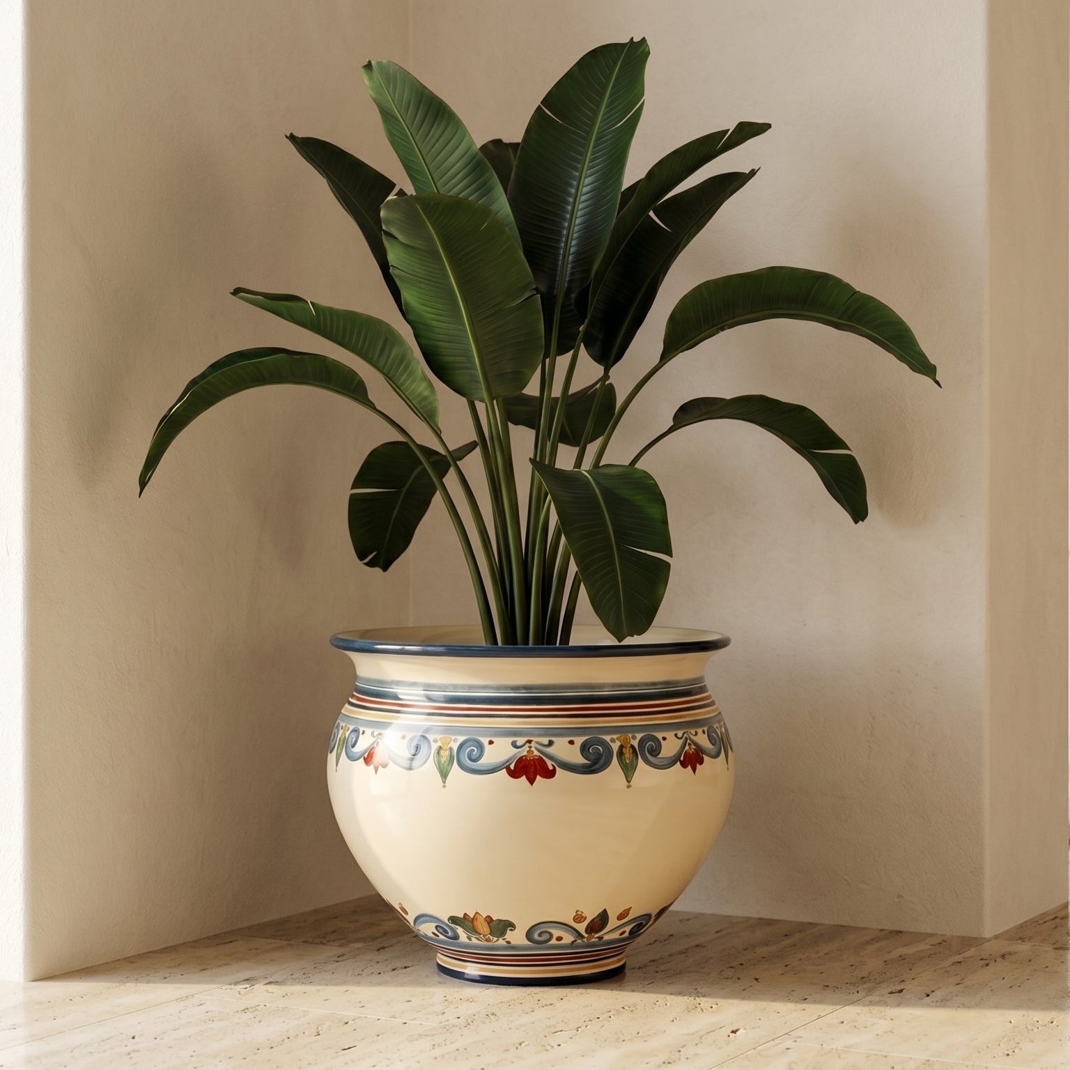 Cachepot in Ceramica di Caltagirone - Decoro Sicily