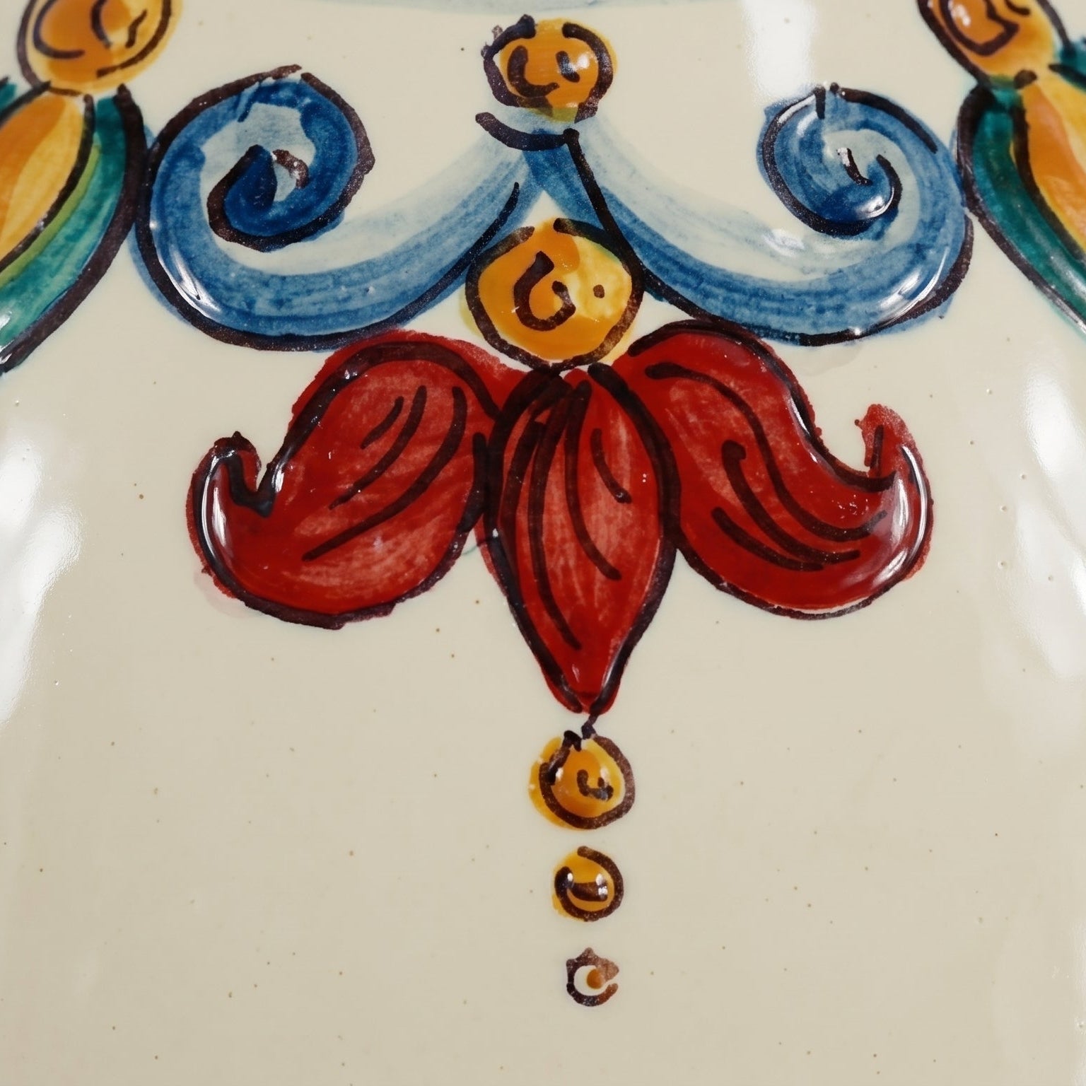 Uovo Decorativo in Ceramica di Caltagirone - Decoro Sicily