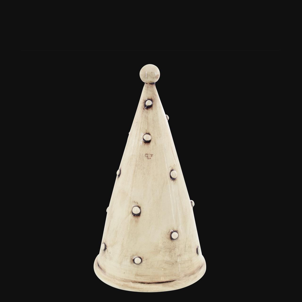 Albero di Natale cono moderno in ceramica Caltagirone fatti a mano, Sofia