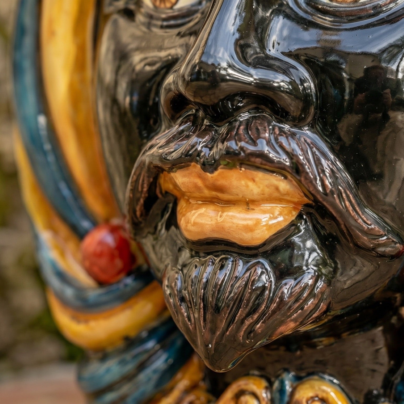 Testa di Moro h 38 cm - Maschio Moro, Decoro Sicily