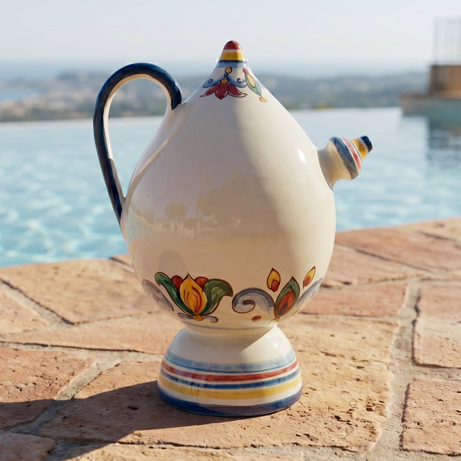 Bummulu Malandrino in Ceramica di Caltagirone h 25 cm - Decoro Sicily