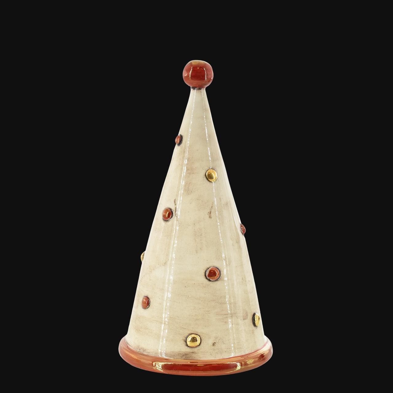 Albero di Natale moderno in ceramica di Caltagirone, decorazione artigianale fatti a mano