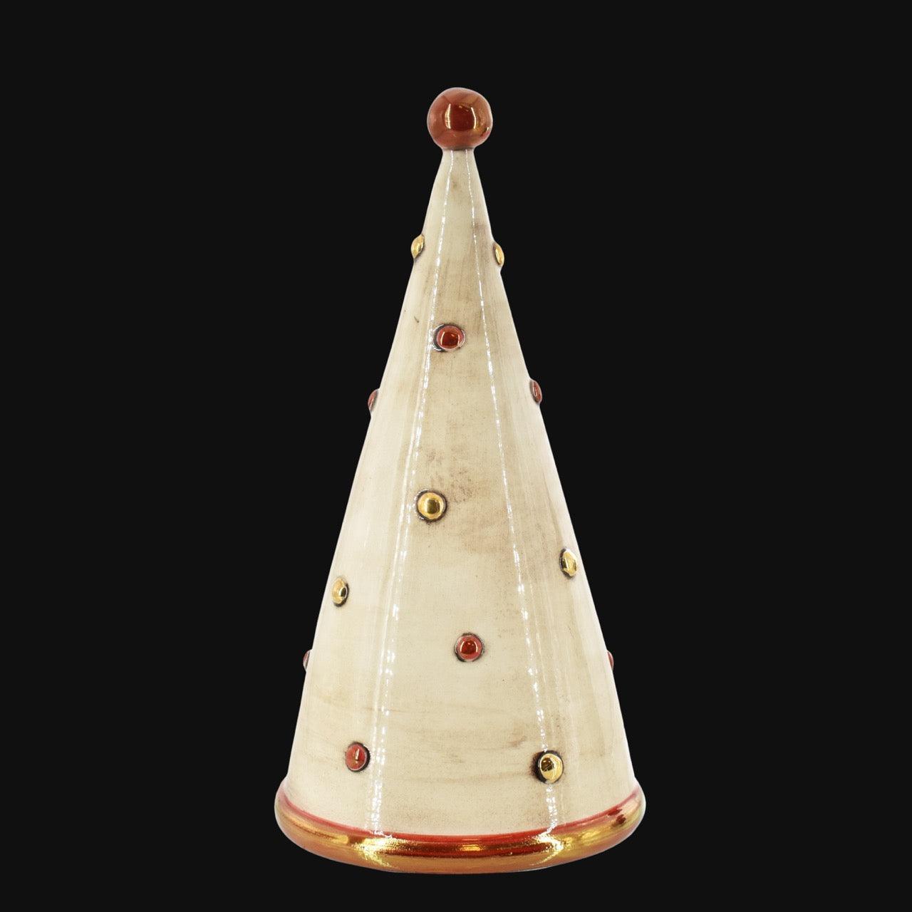 Albero di Natale moderno in ceramica di Caltagirone fatti a mano, decorazione artigianale.