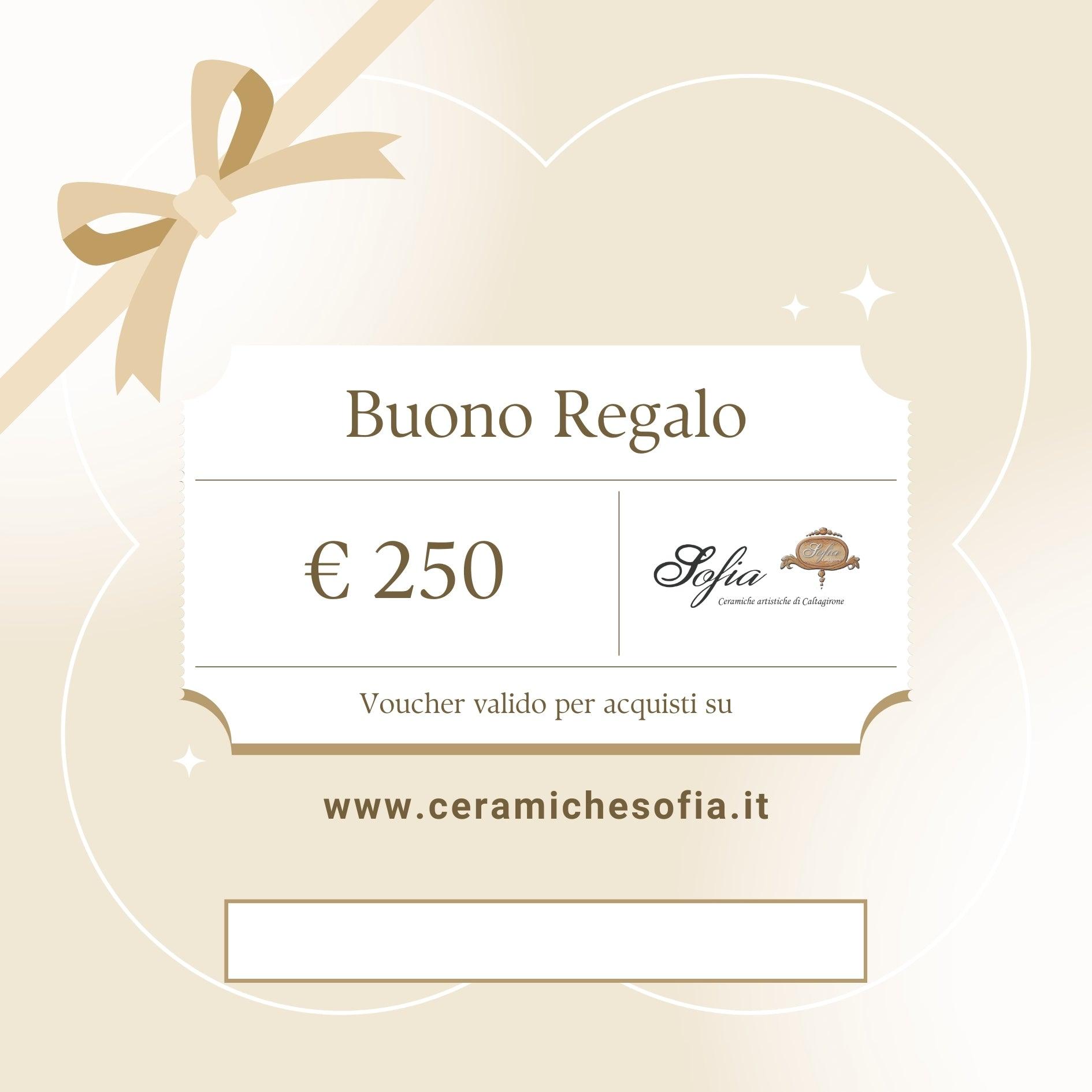 Buono Regalo - Sofia Ceramiche - Ceramiche di Caltagirone Sofia